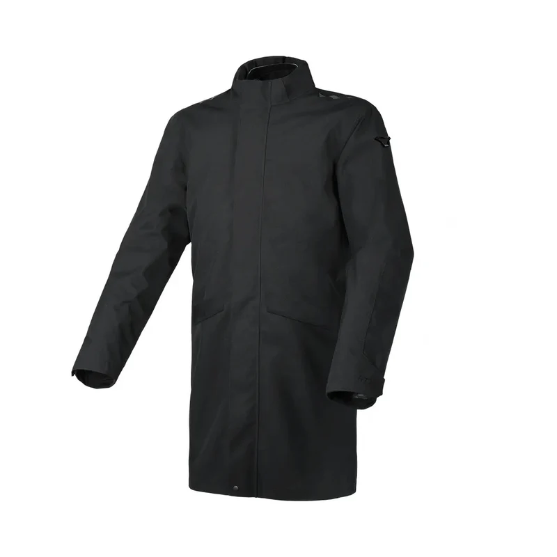 MACNA SKYE HOMBRES MOTO IMPERMEABLE SOBRETODO NEGRO