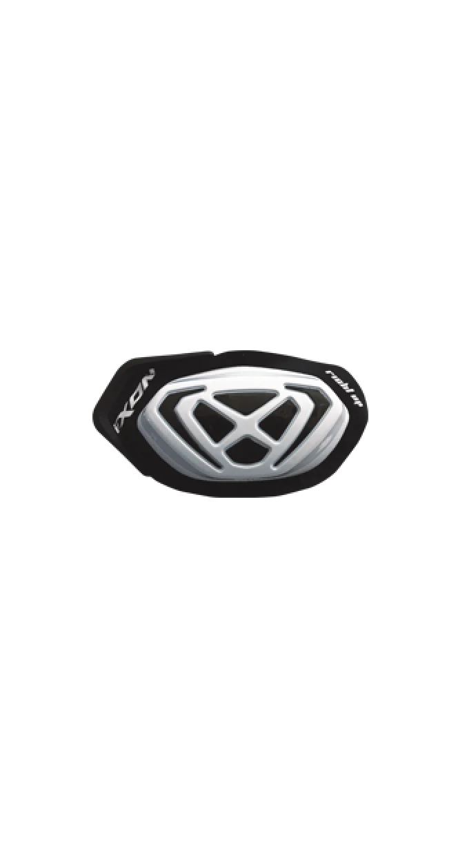 IXON SLIDER RACE 2.0 PROTECTOR EXTRAÍBLE MOTO CARRERAS BLANCO NEGRO