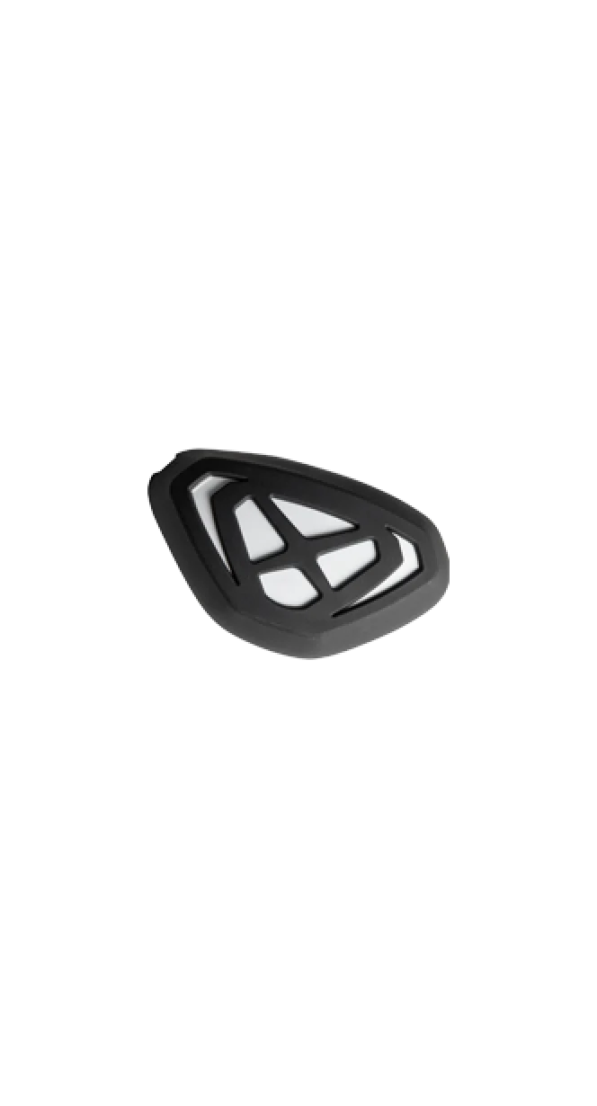 IXON DESLIZADORES DE CODO PROTECTOR MOTO CARRERAS NEGRO BLANCO