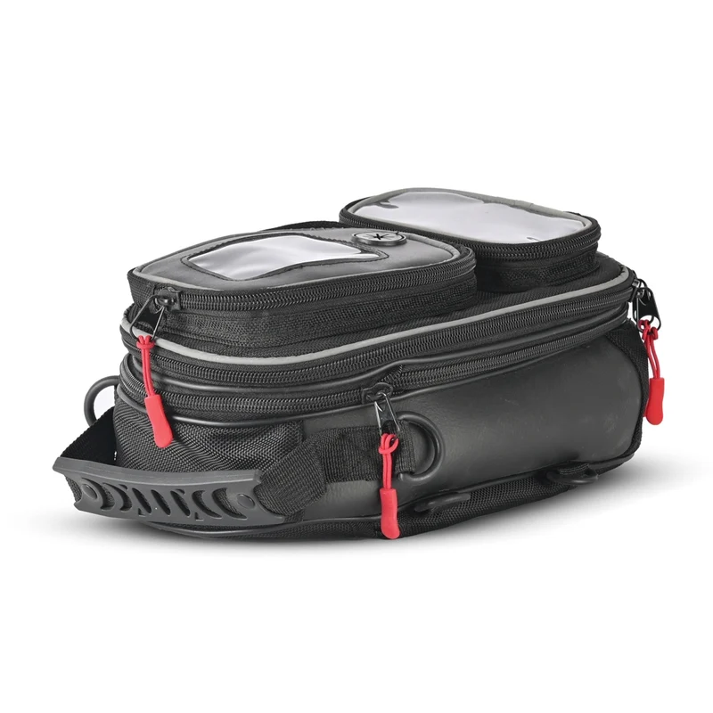 R-TECH-Mochila Textil Beat Double Pocket Negro