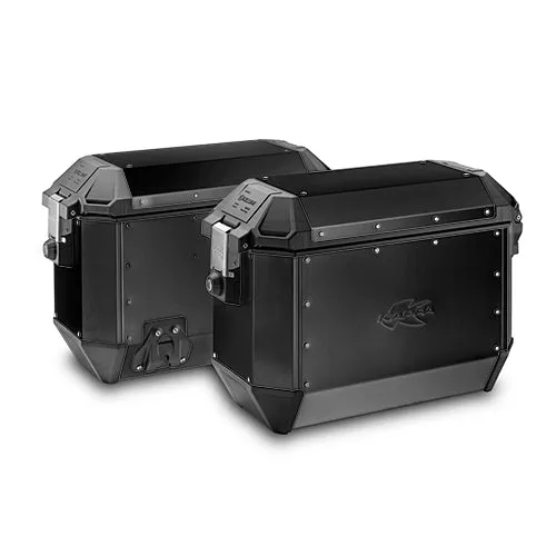 KAPPA MK MISSION KMS36BPACK2 Maletas Laterales Moto Negro Par 36 L