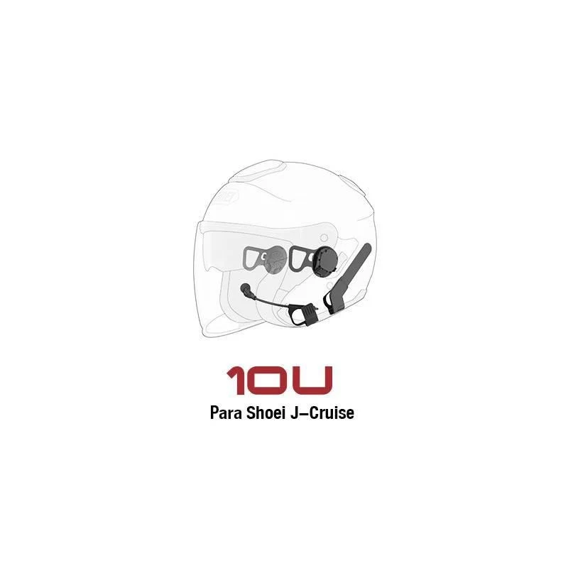 SENA 10U Intercomunicador Motocicleta Cascos Integrales Shoei J-Cruise