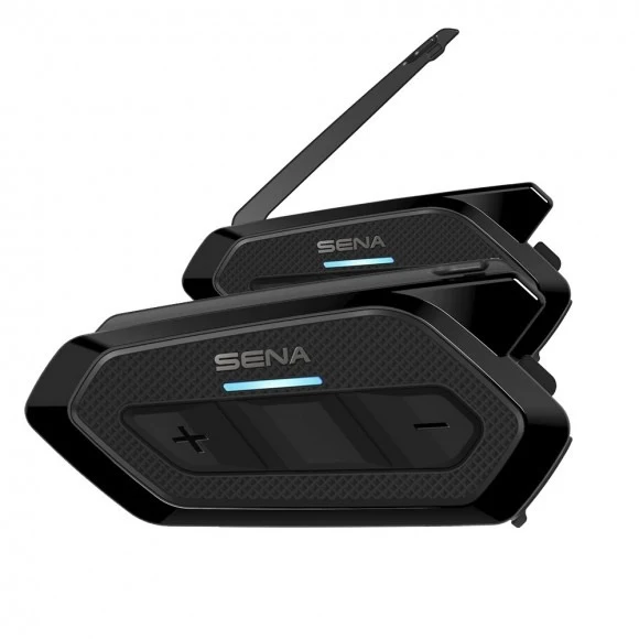 Sena Spider RT1 paquete doble motocicleta Bluetooth casco Intercomunicador