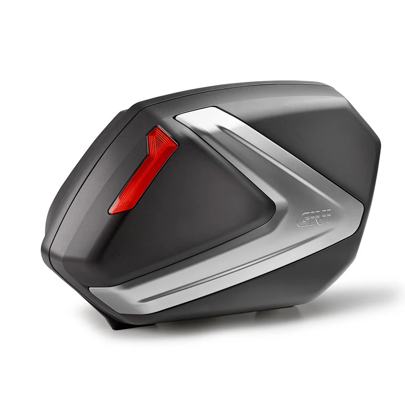 GIVI MKSIDE V37 MALETA LATERAL Reflector Rojo Plateado Mate 37LT