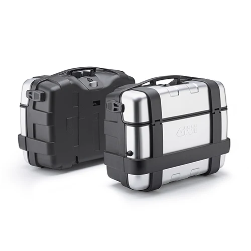 GIVI MK TRK33N TREKKER MALETA Acabado En Aluminio Paquete2 33 L
