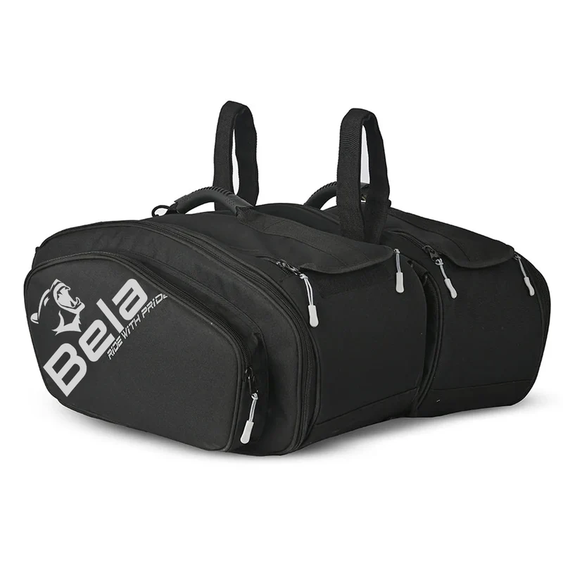 BELA MOCHILA PIEL TEXTIL LEVER NEGRO