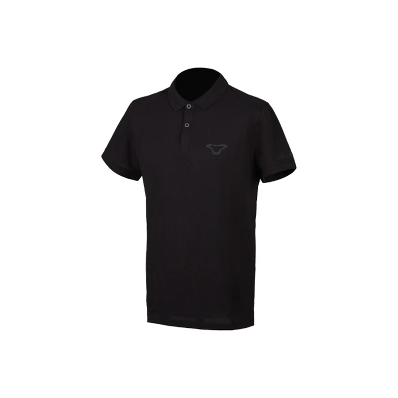 MACNA Estilo Urbano Hombre Polo Camisa Negro