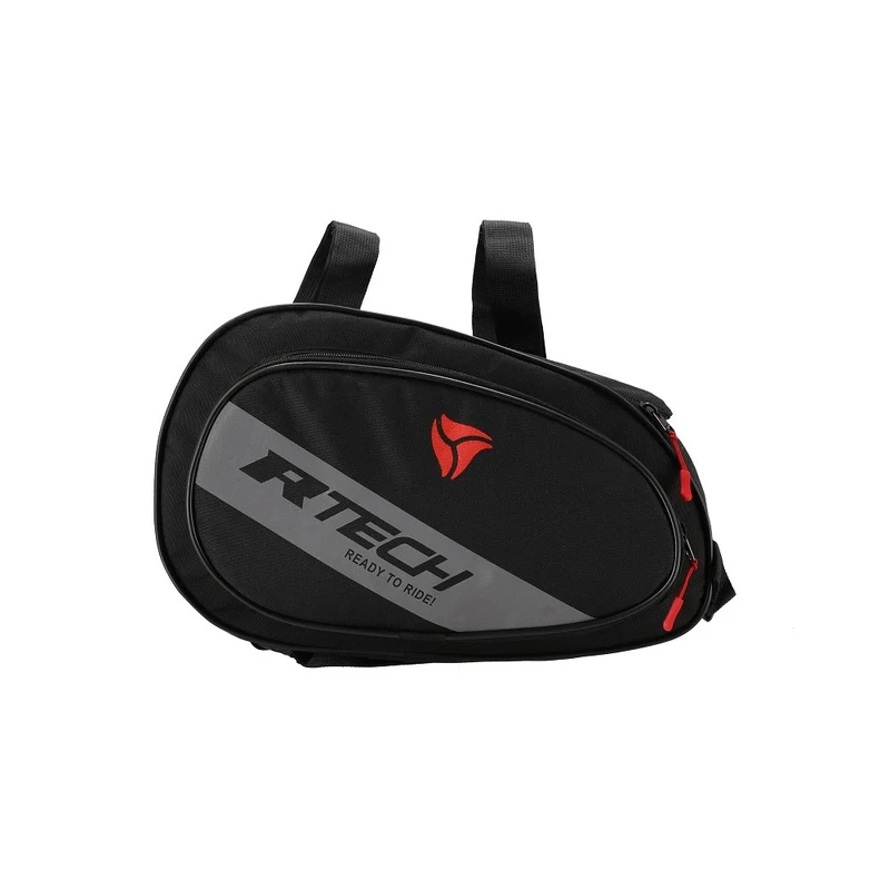 R-TECH - Mochila Piel/Textil Flight Negro