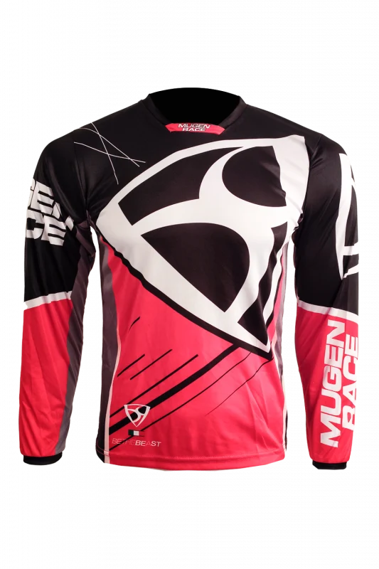 MUGENRACE CR-MNR-2492 HEMY CRUZ JERSEY NEGRO ROJO