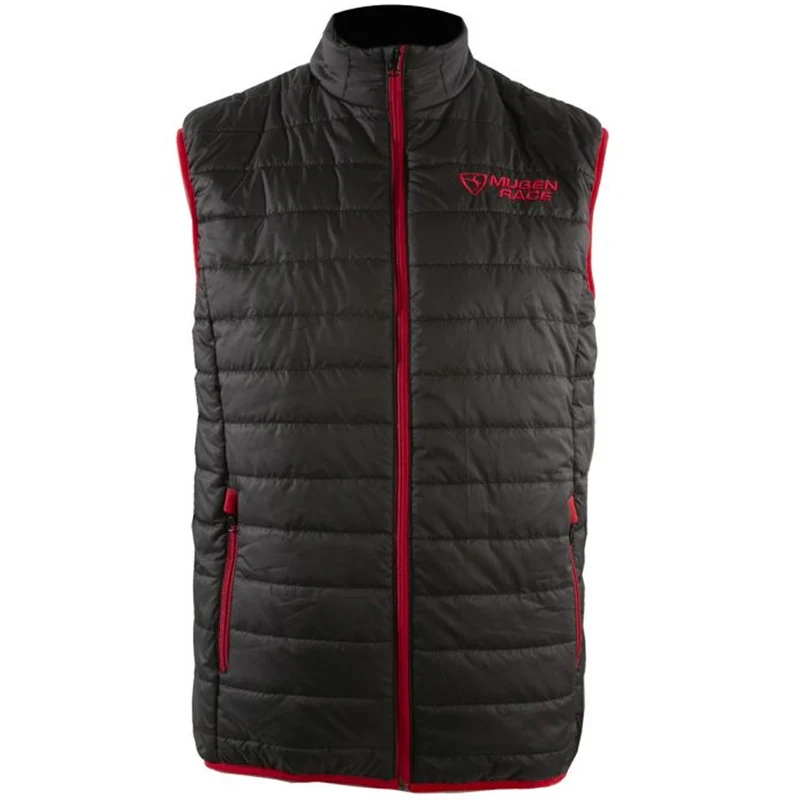 MUGENRACE W-MNR-2490 Arm-W Chaleco acolchado motocicleta black red