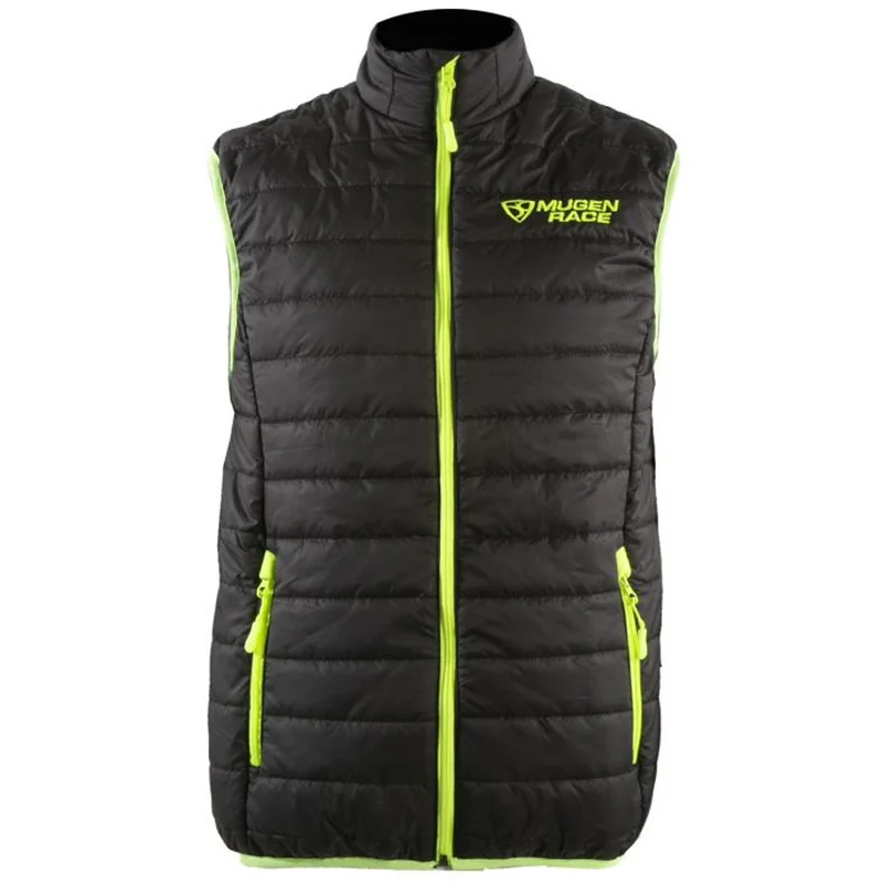 MUGENRACE W-MNR-2490 Arm-W Chaleco acolchado motocicleta black/yellow