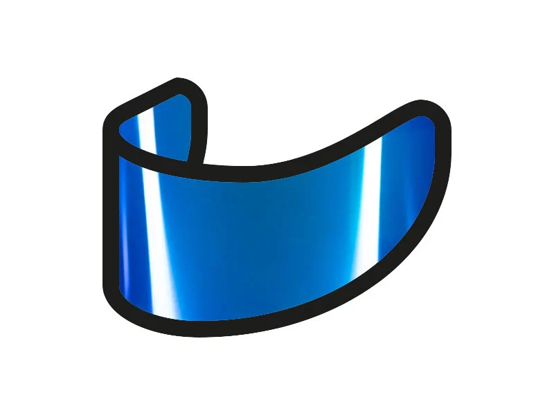 VISOR MT-V-12 BLUE MAX VISION