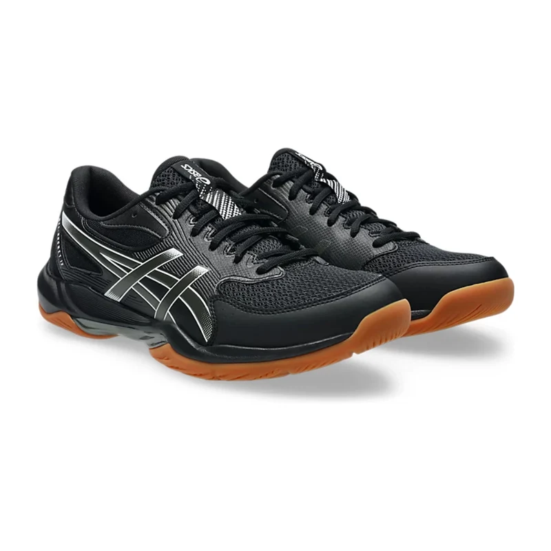 Asics Tenis Gel-Rocket 12 Negro/Blanco, para Hombre