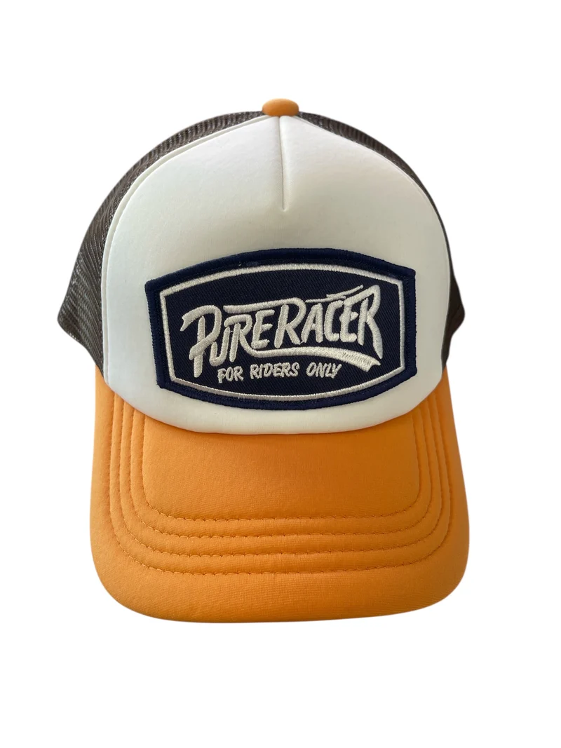 PURERACER GORRA BROWN WHITE
