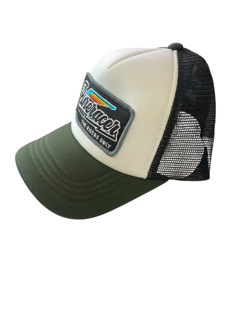PURERACER GORRA GREEN WHITE BLACK