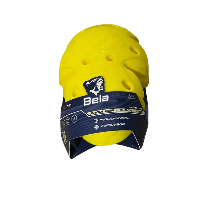 BELA SAFE TECH PROTECCIÓN RODILLA CODO NIVEL-2 AMARILLO