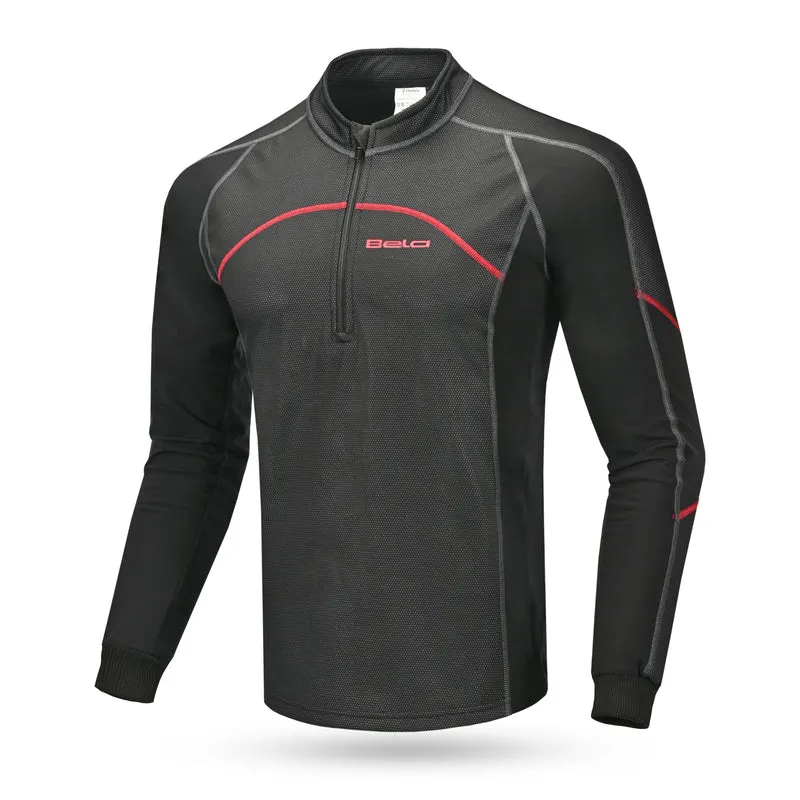 BELA POD TERMICO INNER SHIRT NEGRO ROJO