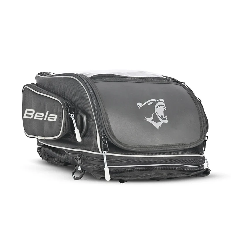 BELA MULTI MOCHILA PIEL TEXTIL NEGRO