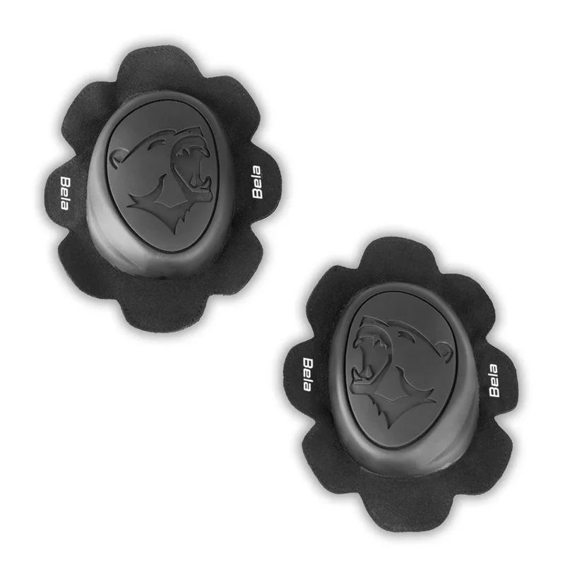 BELA PROTECCIÓN TEXTIL PVC SLIDER DE RODILLA NEGRO