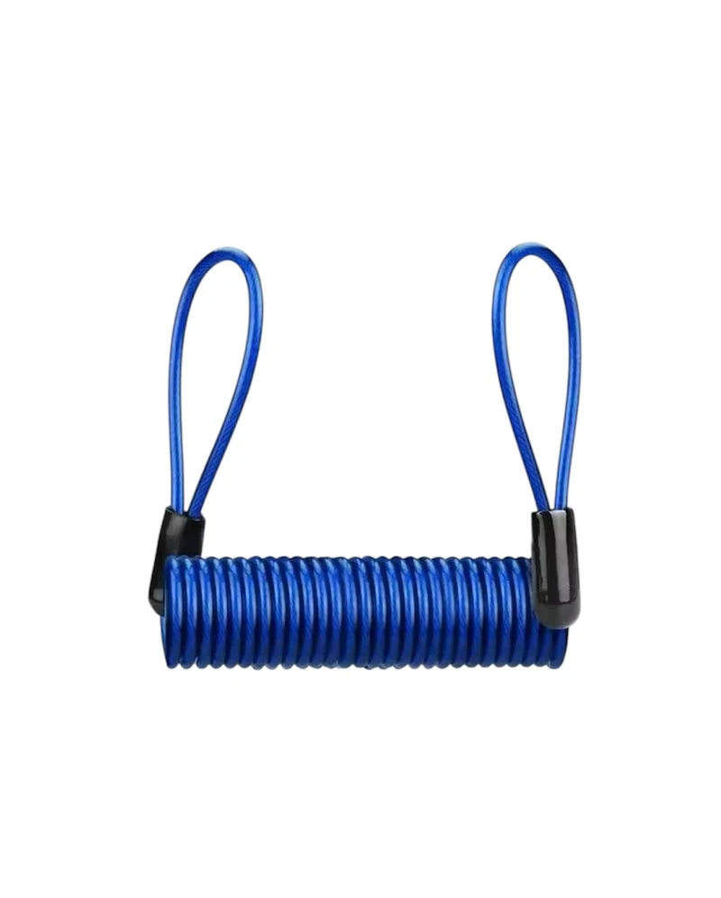 SHUA CABLE ESPIRAL DE MOTO 150 CM AZUL