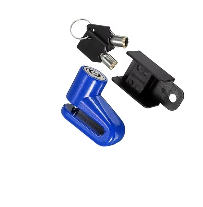 SHUA CANDADO MOTO ANTIRROBO DE DISCO AZUL