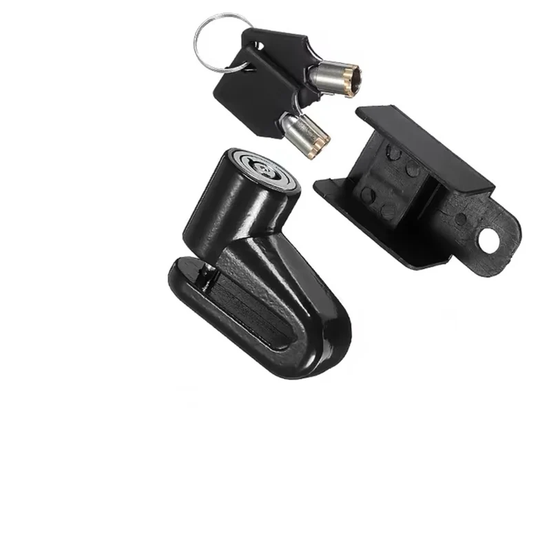 SHUA CANDADO MOTO ANTIRROBO DE DISCO NEGRO