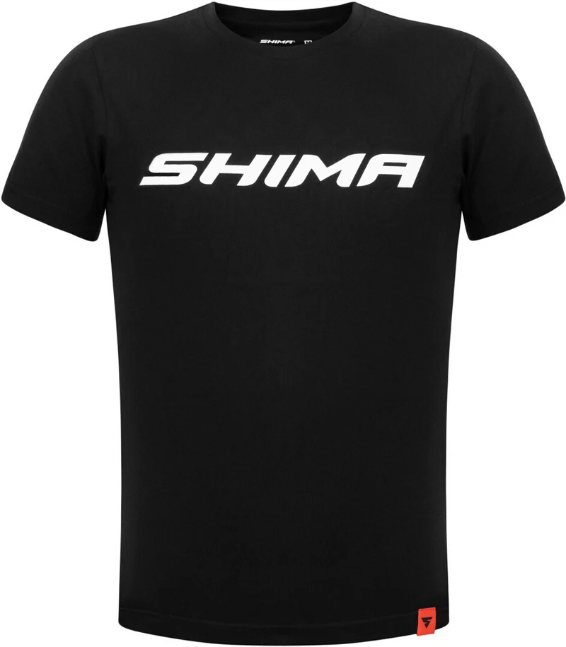SHIMA TRACKER CAMISETA DE MOTO NEGRO