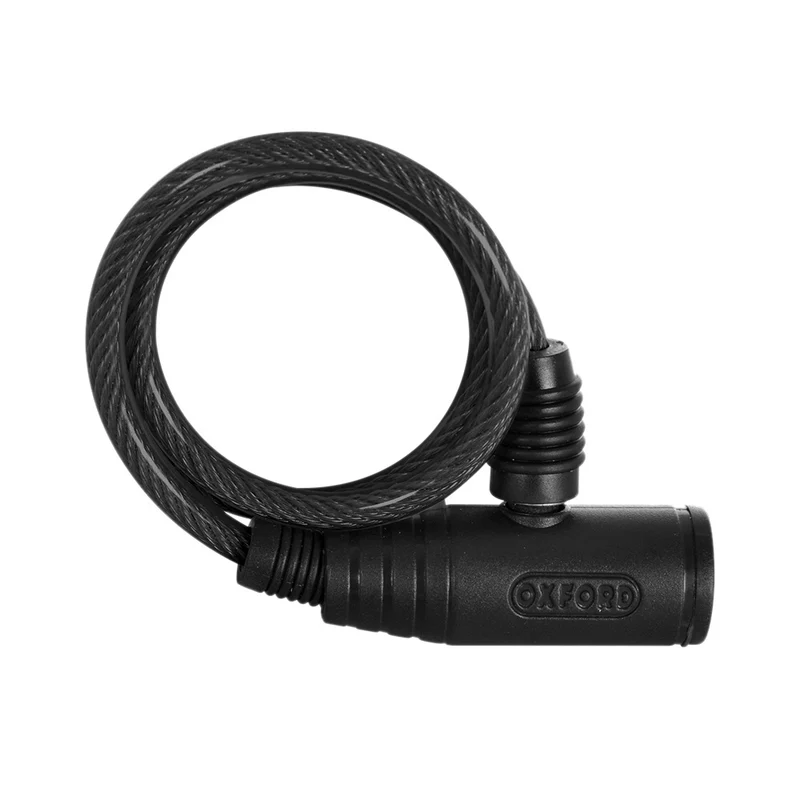 OXFORD - Bumper cable lock Smoke 6mm x 600mm