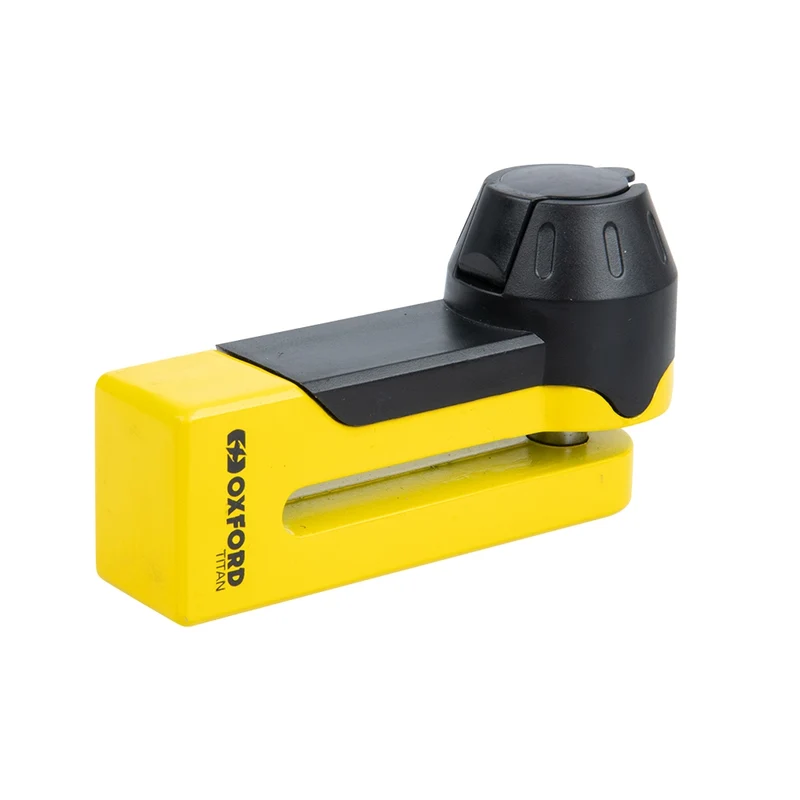 OXFORD - Titan 10mm Pin Disc Lock Yellow incl. Pouch