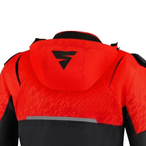 SHIMA MAN HOOD CAPUCHA DE MOTO ROJO