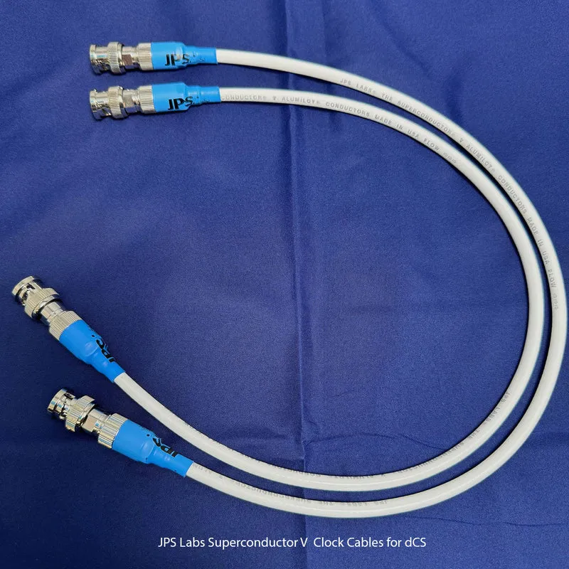 Cables de reloj dual y juego de cables de alimentación CA dCS Lina de JPS Labs
