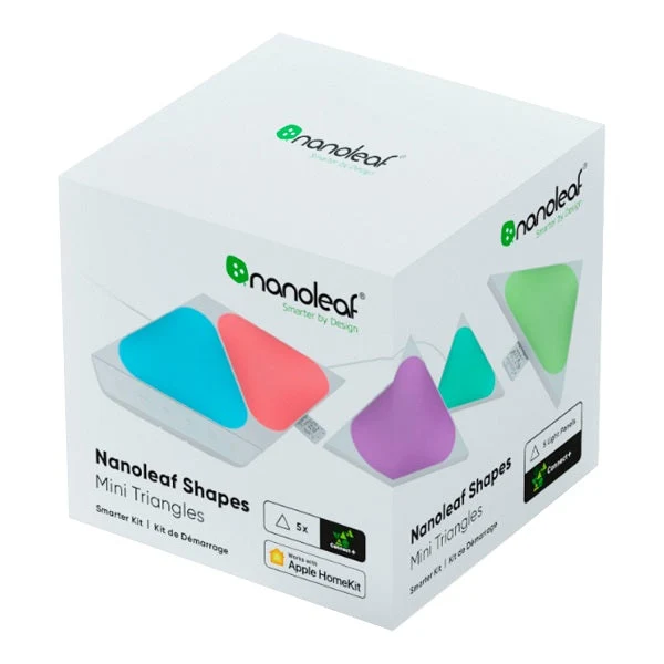 NANOLEAF SHAPES TRIANGLES MINI STARTER KIT WHITE 5 PACK-