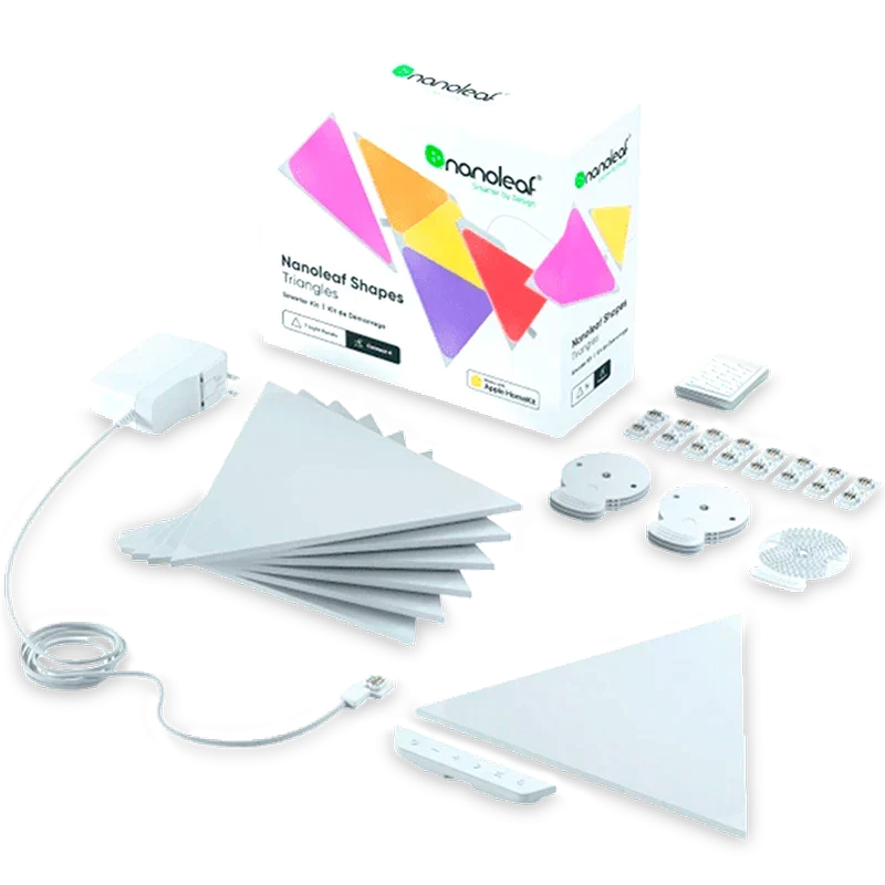 NANOLEAF SHAPES TRIANGLES STARTER KIT WHITE 7 PACK