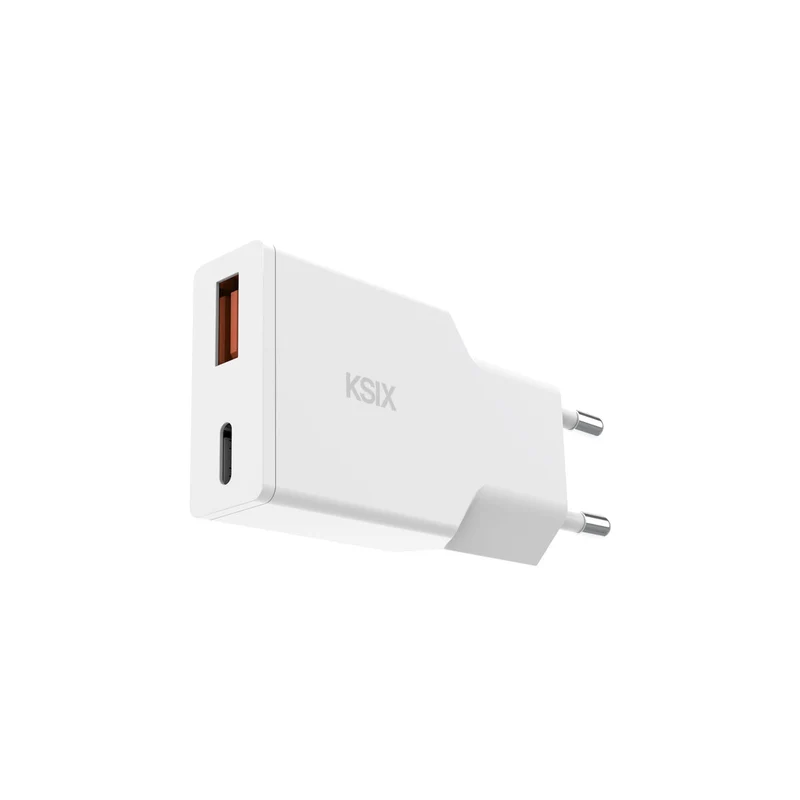 Cargador de Pared KSIX Blanco 20 W