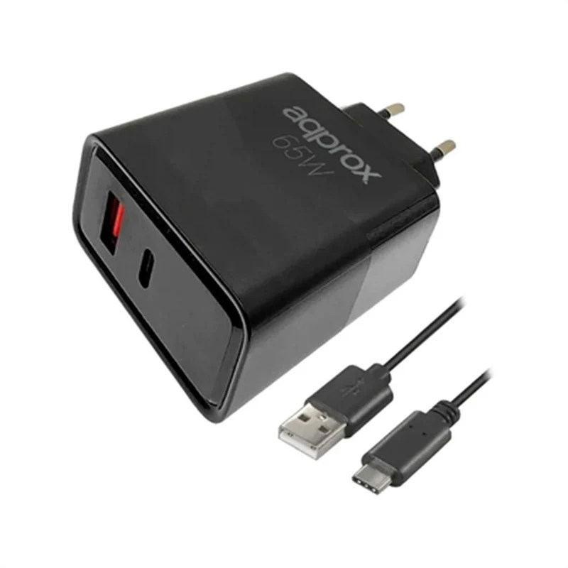 Cargador de Pared approx! 65W QC Blanco 65 W
