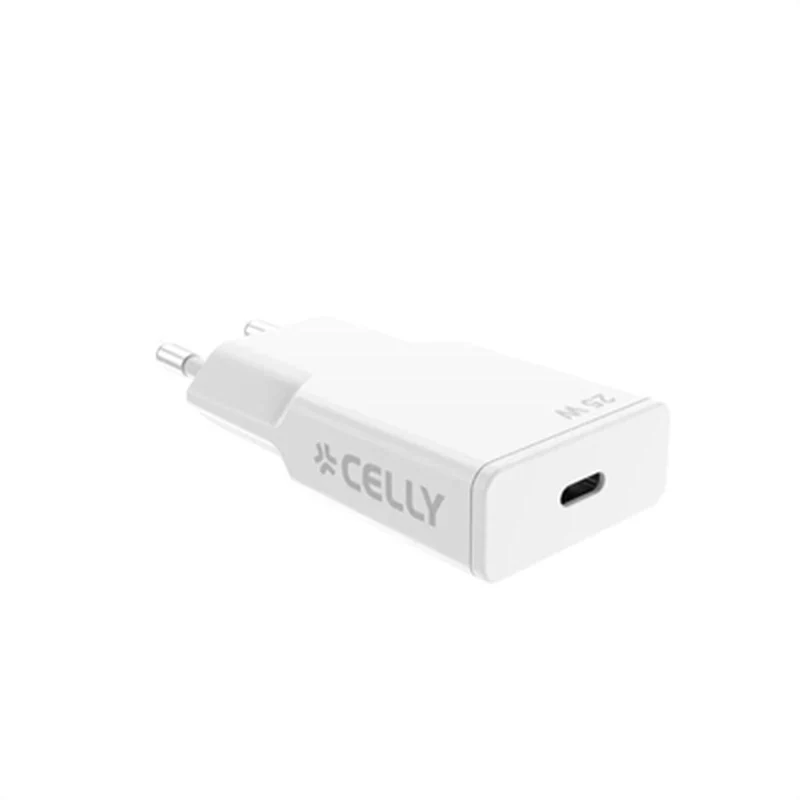 Cargador de Pared Celly SLIMTC1C25WWH