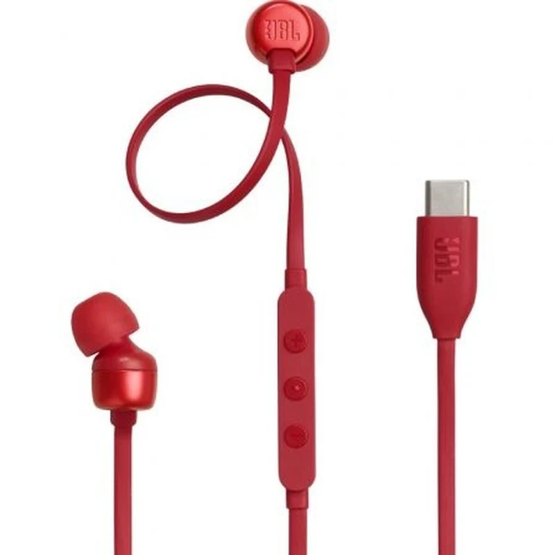 Auriculares JBL JBLT310CWHT Rojo