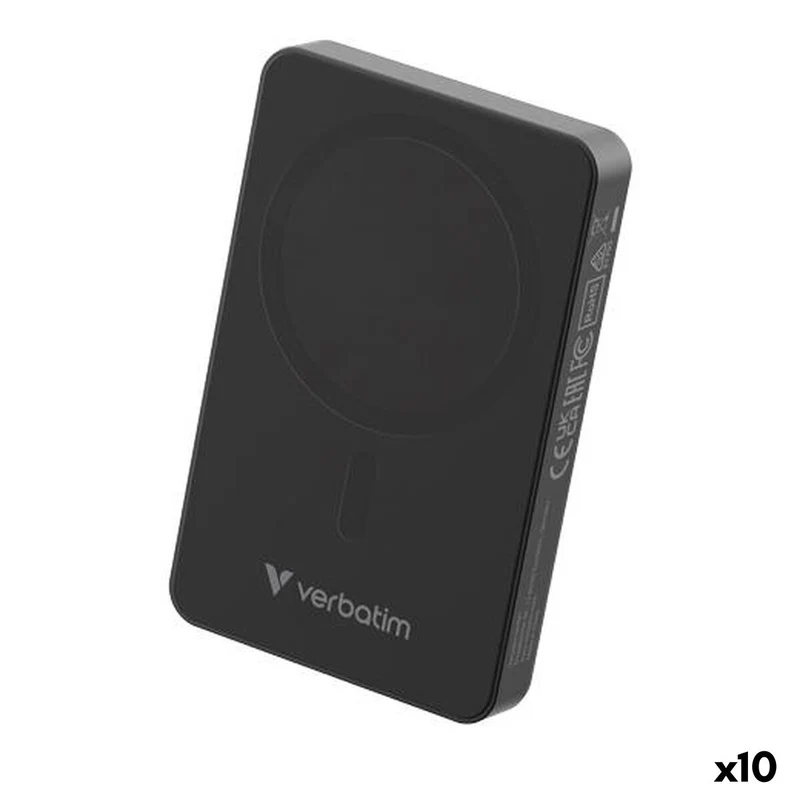 Power Bank Verbatim Negro 10000 mAh (10 Unidades)