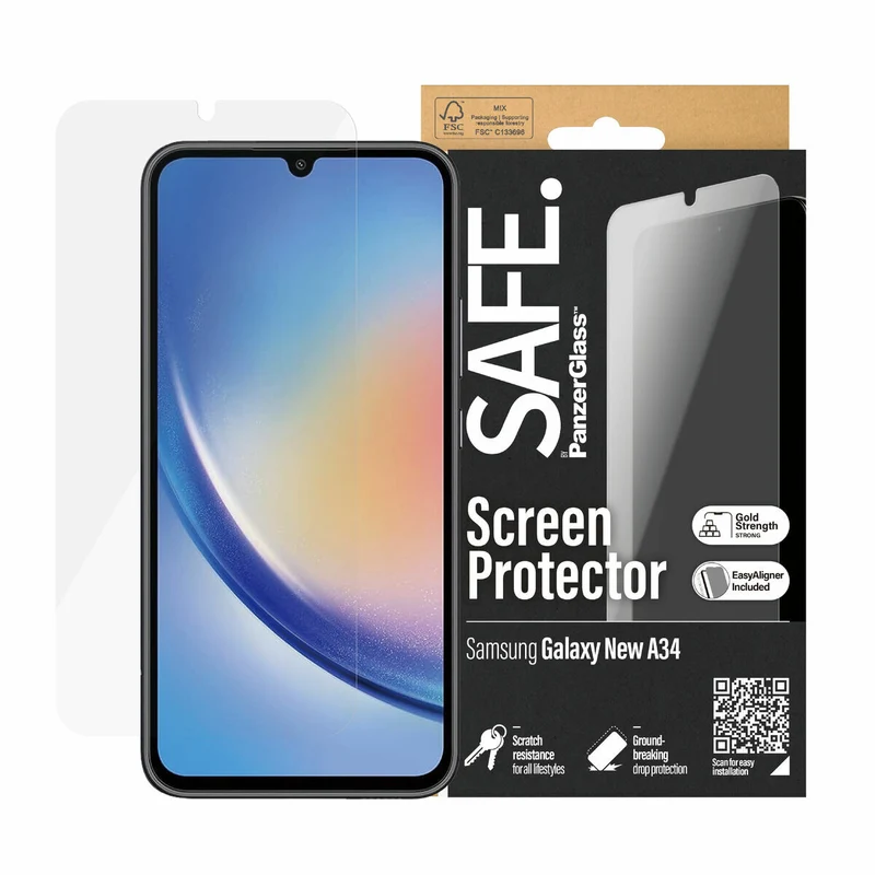 Protector de Pantalla para Móvil PanzerGlass Samsung A35