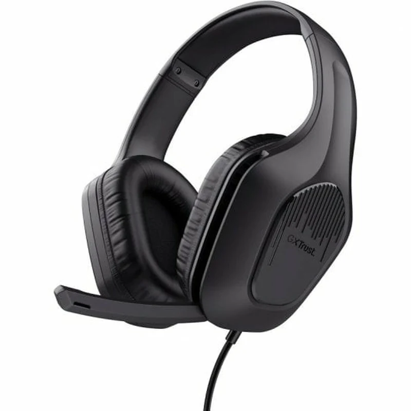 Auriculares con Micrófono Trust Negro