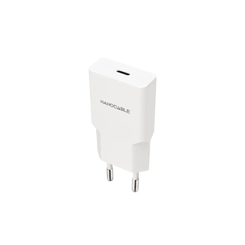 Cargador de Pared NANOCABLE 10.10.2021 Blanco 20 W