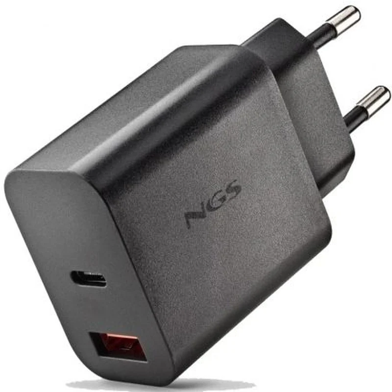 Cargador para Portátil NGS ERA30WBLACK 30 W Negro