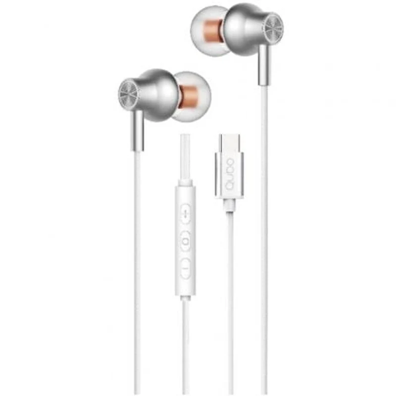 Auriculares Qubo AU-300C WT Blanco