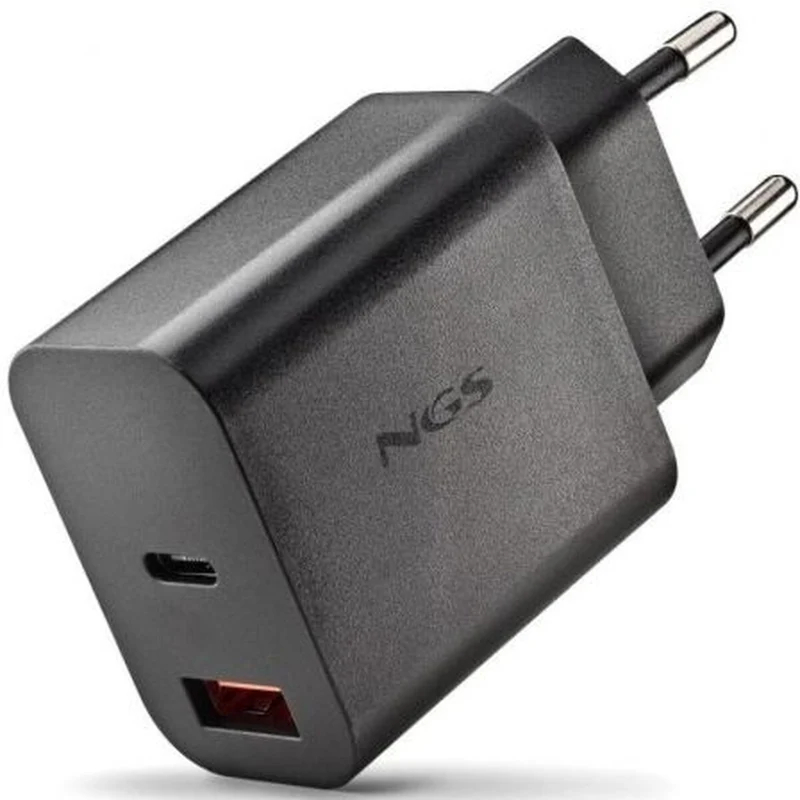 Cargador para Portátil NGS ERA20WBLACK 20 W Negro