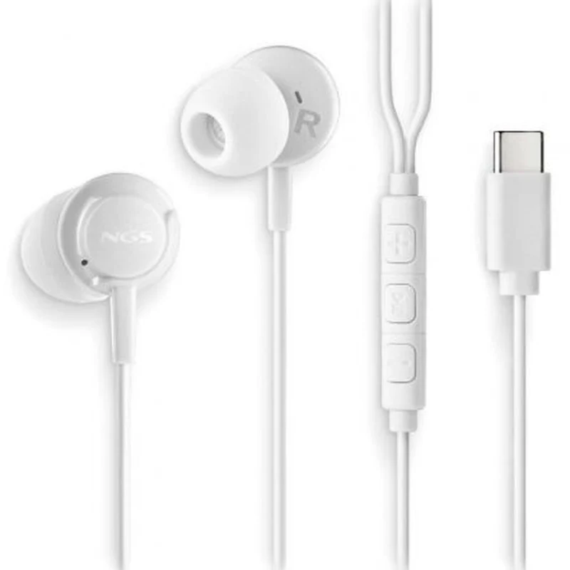Auriculares NGS CROSSSTEPWHITE Blanco