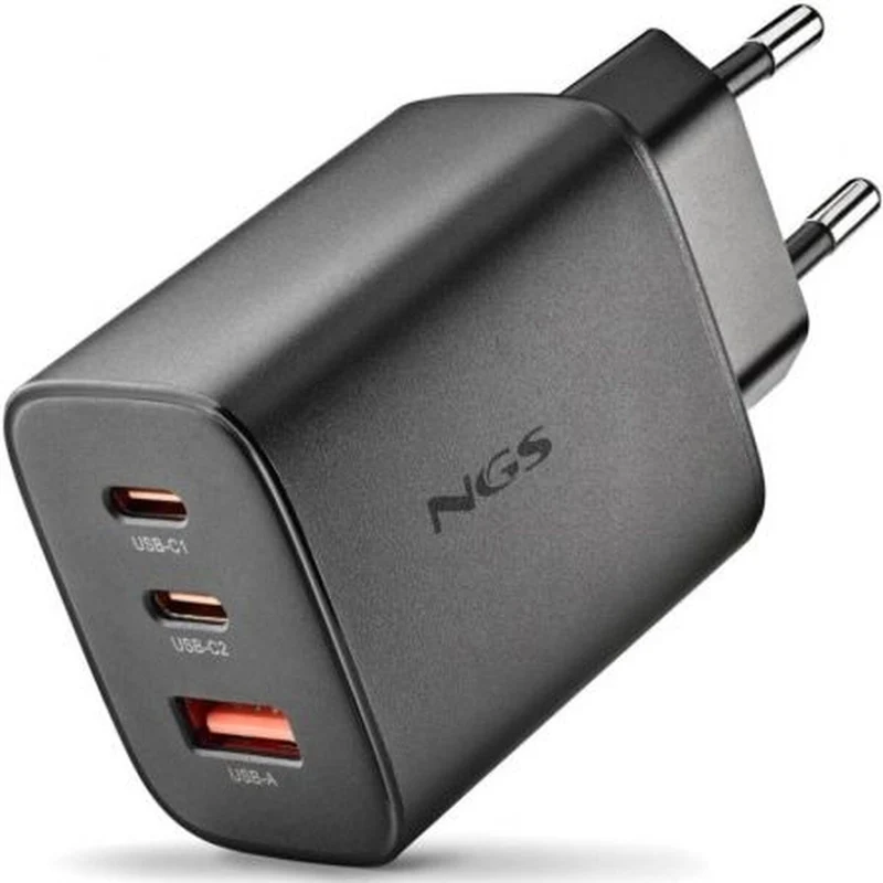 Cargador para Portátil NGS ERA65WBLACK 65 W Negro