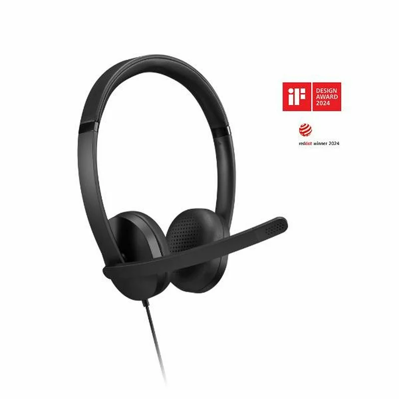 Auriculares con Micrófono Lenovo 4XD1P83425 Negro