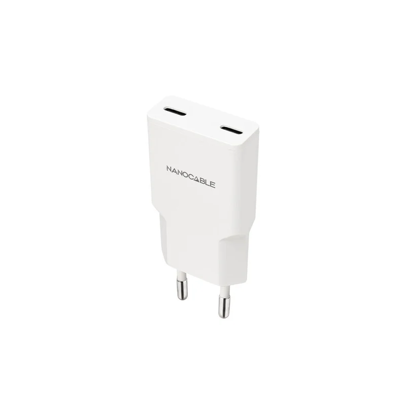 Cargador de Pared NANOCABLE 10.10.2029 Blanco 30 W