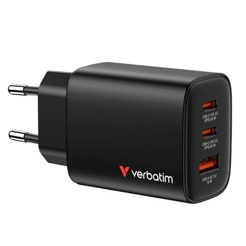 Cable USB Verbatim 32352 65 W Negro