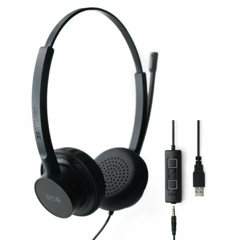 Auriculares con Micrófono SPC Brave Pro Negro